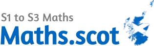 S1, S2 and S3 Maths