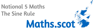 National 5 Maths: The Sine Rule