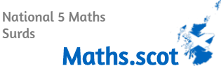 National 5 Maths: Surds